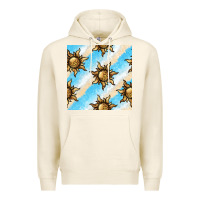Tofu leopard sun seamless pattern Premium Hoodie - BundleAndBundleShop