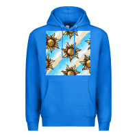 True Royal leopard sun seamless pattern Premium Hoodie - BundleAndBundleShop