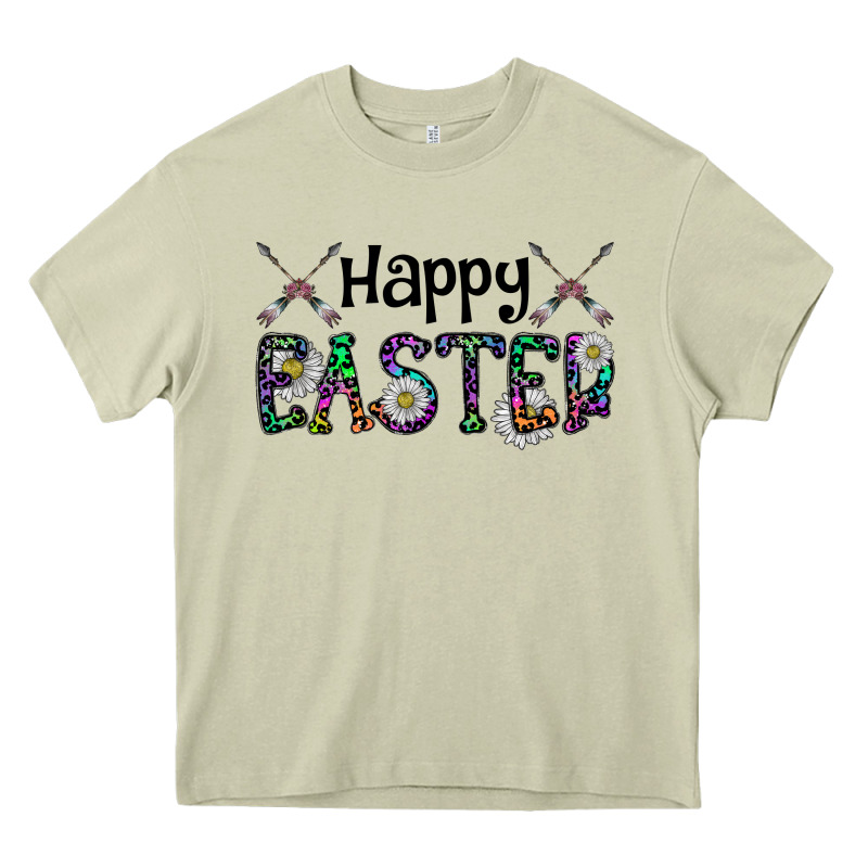 Happy Easter Heavy Core Tee by CowhideDigitalArt | Teevron