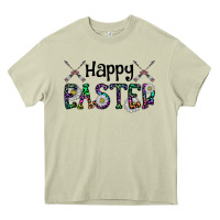 Mossy Happy Easter Heavy Core Tee - CowhideDigitalArt