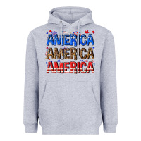 Heather Grey America america america fourth of july Heavyweight Hoodie - texasbilliewilder