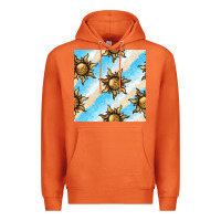 Carrot leopard sun seamless pattern Premium Hoodie - BundleAndBundleShop