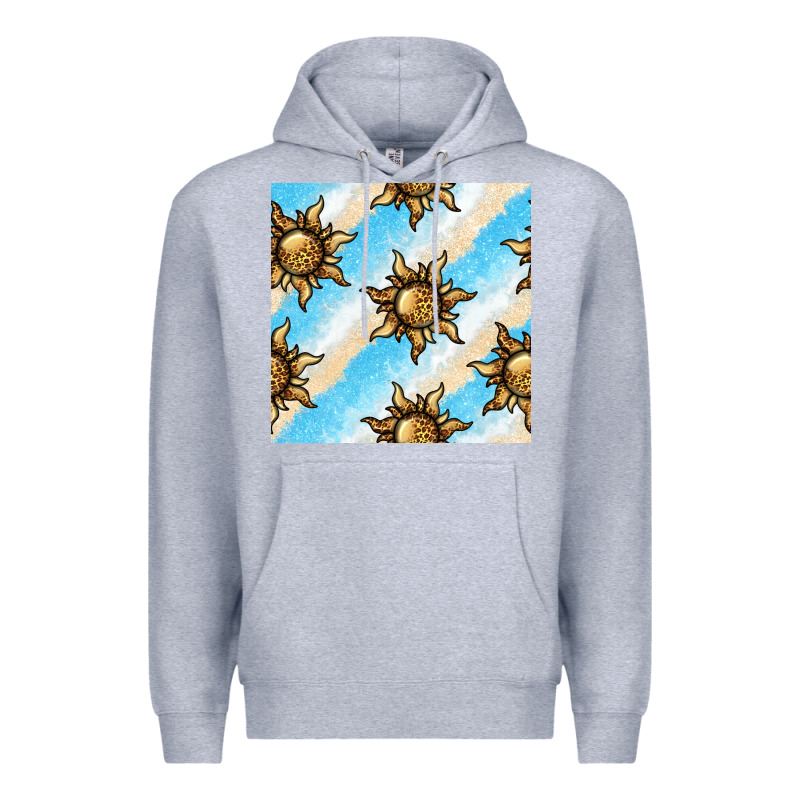 Leopard Sun Seamless Pattern Premium Hoodie by BundleAndBundleShop | Teevron