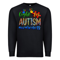 Black fight for autism awareness Premium Sweatshirt - Zillion Design Studio