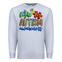Heather Grey fight for autism awareness Premium Sweatshirt - Zillion Design Studio