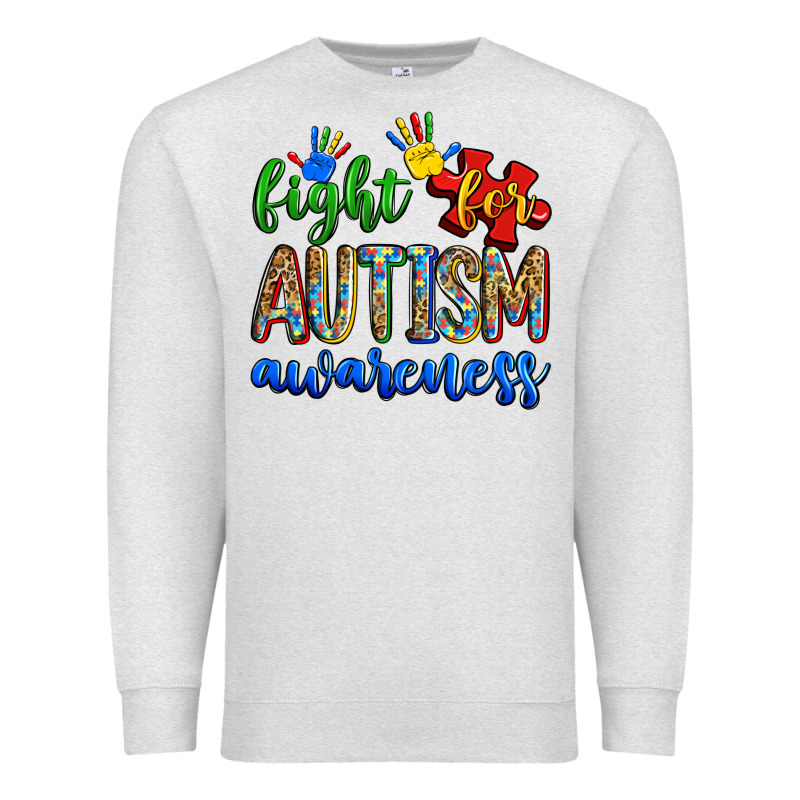 Fight For Autism Awareness Premium Sweatshirt by Zillion Design Studio | Teevron