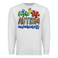 Oatmeal Heather fight for autism awareness Premium Sweatshirt - Zillion Design Studio