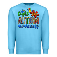 Ocean Blue fight for autism awareness Premium Sweatshirt - Zillion Design Studio