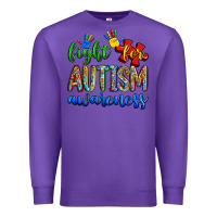 Purple fight for autism awareness Premium Sweatshirt - Zillion Design Studio