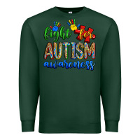 Sports Green fight for autism awareness Premium Sweatshirt - Zillion Design Studio