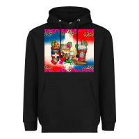 Black dominican republic coffee cups Heavyweight Hoodie - Zillion Design Studio