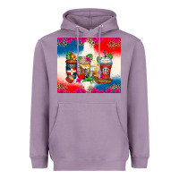 Lavender dominican republic coffee cups Heavyweight Hoodie - Zillion Design Studio