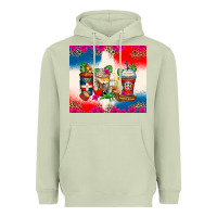 Matcha dominican republic coffee cups Heavyweight Hoodie - Zillion Design Studio