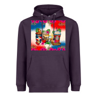 Plum dominican republic coffee cups Heavyweight Hoodie - Zillion Design Studio