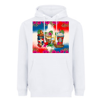 White dominican republic coffee cups Heavyweight Hoodie - Zillion Design Studio