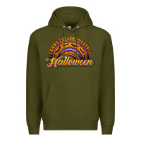Army Green halloween rainbow Premium Hoodie - JahusDesignShop