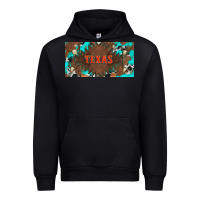 Black western texas and bullskulls with turquoise and leopard licanse plate Urban Hoodie - Artiststas