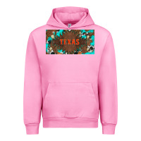 Fuchsia Pink western texas and bullskulls with turquoise and leopard licanse plate Urban Hoodie - Artiststas