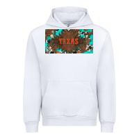 Western Texas And Bullskulls With Turquoise And Leopard Licanse Plate Urban Hoodie | Teevron