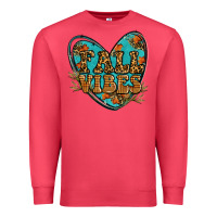 Cardinal fall vibes heart Premium Sweatshirt - RanaPortraitStore