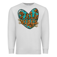 Dove Grey fall vibes heart Premium Sweatshirt - RanaPortraitStore
