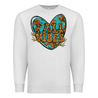 Oatmeal Heather fall vibes heart Premium Sweatshirt - RanaPortraitStore