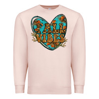 Pale Pink fall vibes heart Premium Sweatshirt - RanaPortraitStore