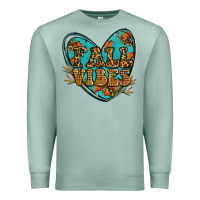 Fall Vibes Heart Premium Sweatshirt | Teevron