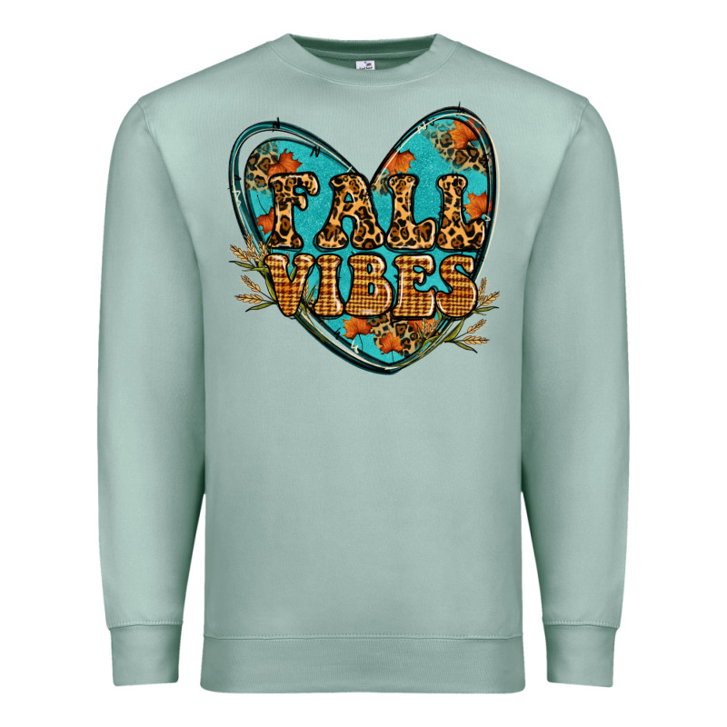 Fall Vibes Heart Premium Sweatshirt by RanaPortraitStore | Teevron