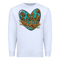 White fall vibes heart Premium Sweatshirt - RanaPortraitStore