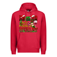 Cardinal ho ho ho and a bottle of merlot Premium Hoodie - AdoDesignShop