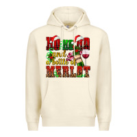 Sandshell ho ho ho and a bottle of merlot Premium Hoodie - AdoDesignShop