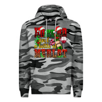Slate Camo ho ho ho and a bottle of merlot Premium Hoodie - AdoDesignShop