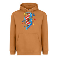 Meerkat America lightning bolt Heavyweight Hoodie - texasbilliewilder