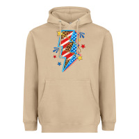 Mushroom America lightning bolt Heavyweight Hoodie - texasbilliewilder