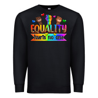 Black equality hurts no one Premium Sweatshirt - Zillion Design Studio