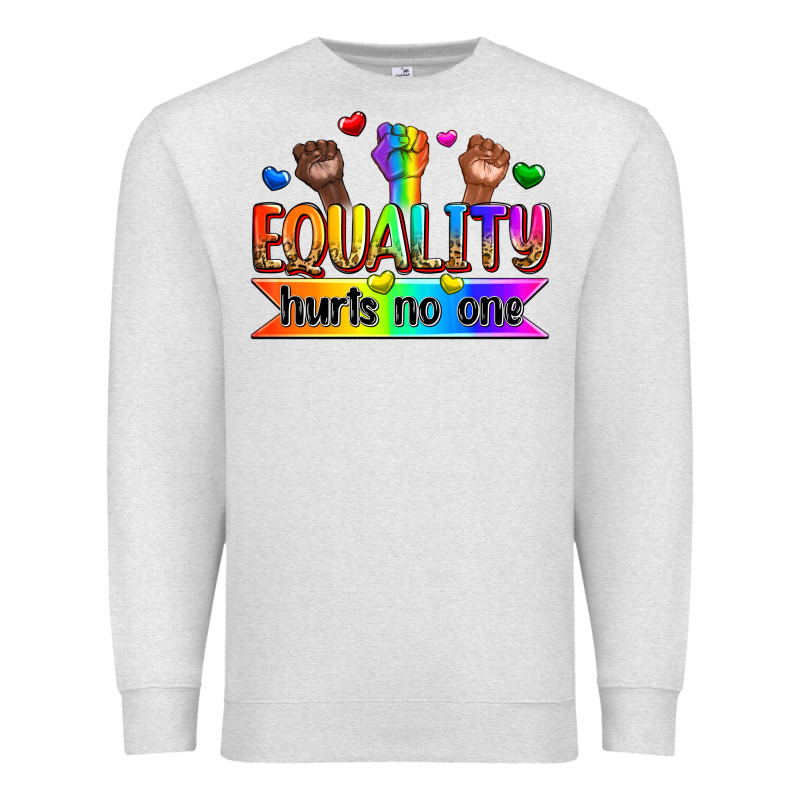 Equality Hurts No One Premium Sweatshirt by Zillion Design Studio | Teevron