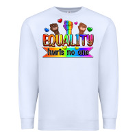 White equality hurts no one Premium Sweatshirt - Zillion Design Studio