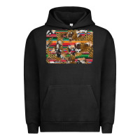 Pigment Black western serape cowhide and leopard background Urban Hoodie - Artiststas