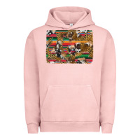Western Serape Cowhide And Leopard Background Urban Hoodie | Teevron