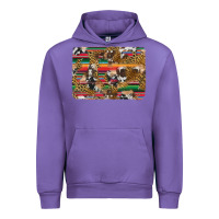 Tulip western serape cowhide and leopard background Urban Hoodie - Artiststas