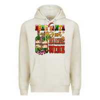 Oatmeal Heather dear santa just bring wine Premium Hoodie - AdoDesignShop