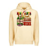 Pina Colada dear santa just bring wine Premium Hoodie - AdoDesignShop