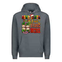 Rock dear santa just bring wine Premium Hoodie - AdoDesignShop