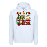 White dear santa just bring wine Premium Hoodie - AdoDesignShop