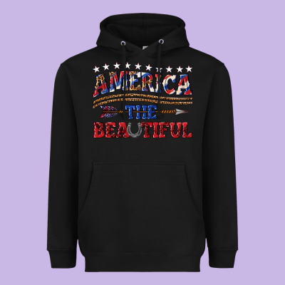 Heavyweight Hoodie America the beautiful