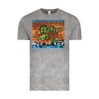 Cloud Rock autism awareness hearts leopard cowhide Vintage Tee - Artiststas