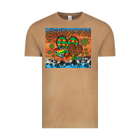 Vintage Camel autism awareness hearts leopard cowhide Vintage Tee - Artiststas