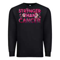 Black Stronger Than Cancer Premium Sweatshirt - texasbilliewilder