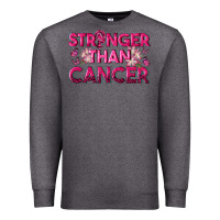 Charcoal Heather Stronger Than Cancer Premium Sweatshirt - texasbilliewilder